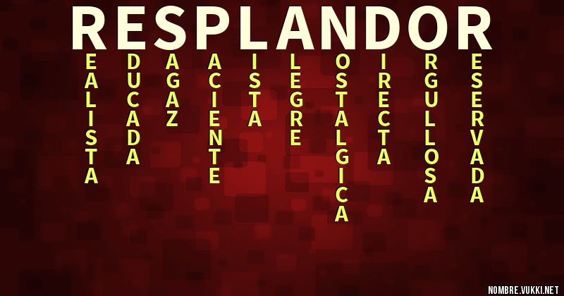 Acróstico resplandor