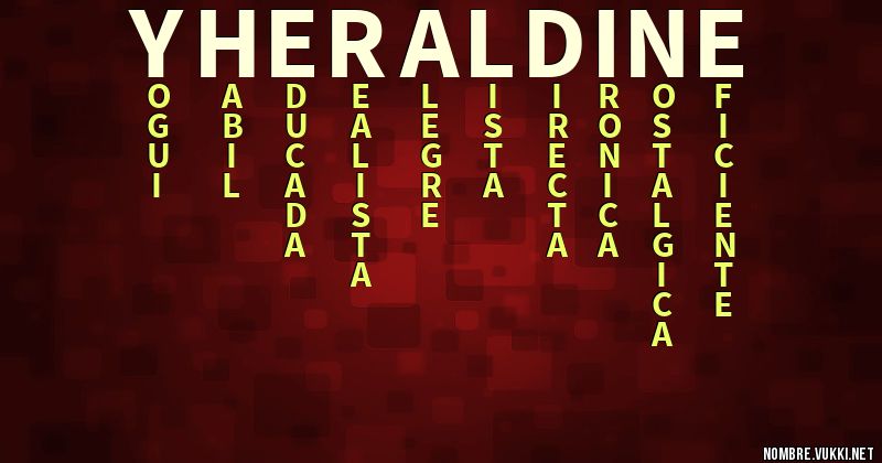 Acróstico yheraldine