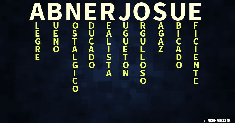 Acróstico abner josue