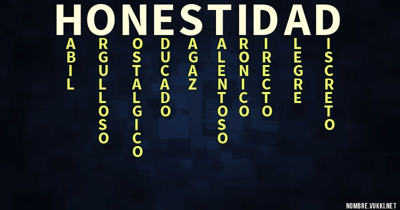 Acróstico honestidad