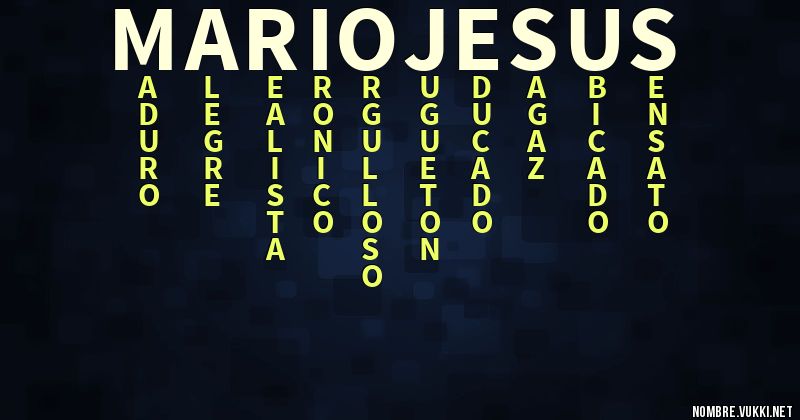 Acróstico mario jesus
