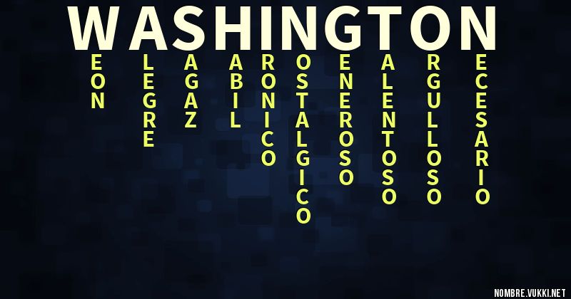Acróstico washington