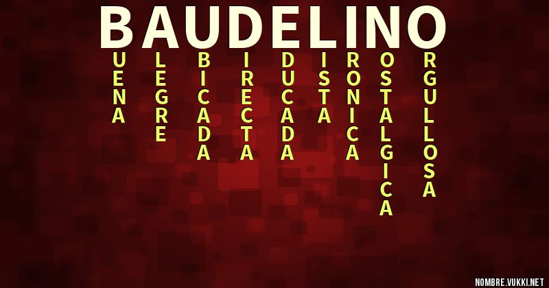 Acróstico baudelino
