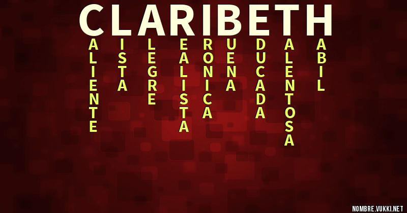 Acróstico claribeth