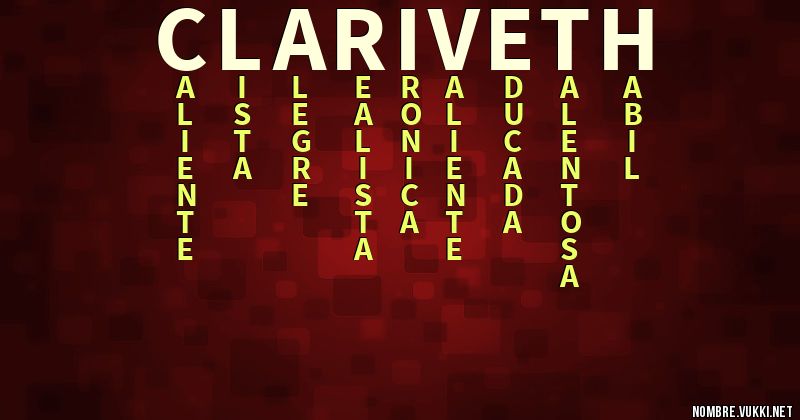 Acróstico clariveth