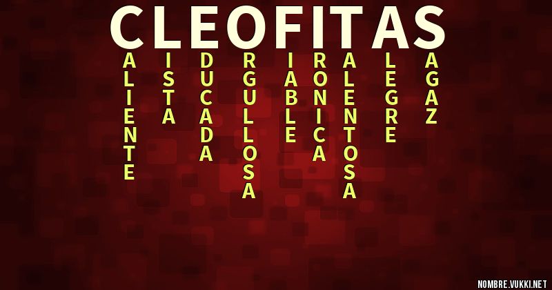 Acróstico cleofitas