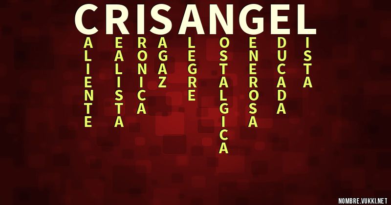 Acróstico cris angel