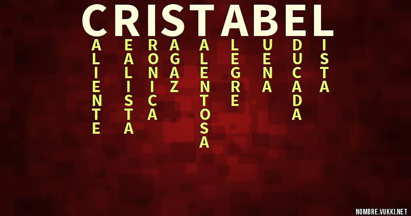 Acróstico cristabel