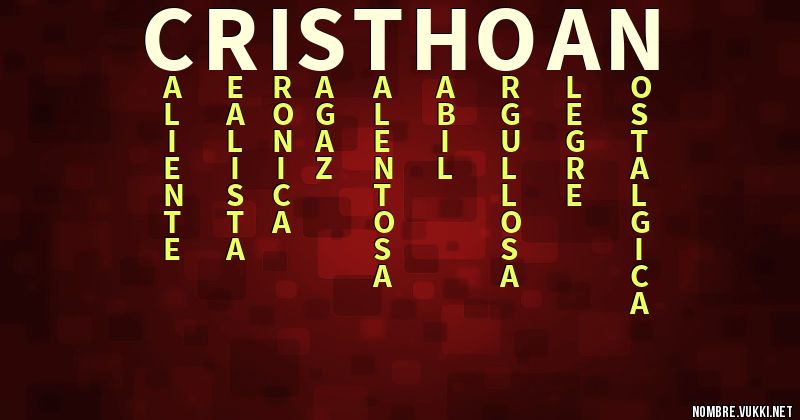 Acróstico cristhoan