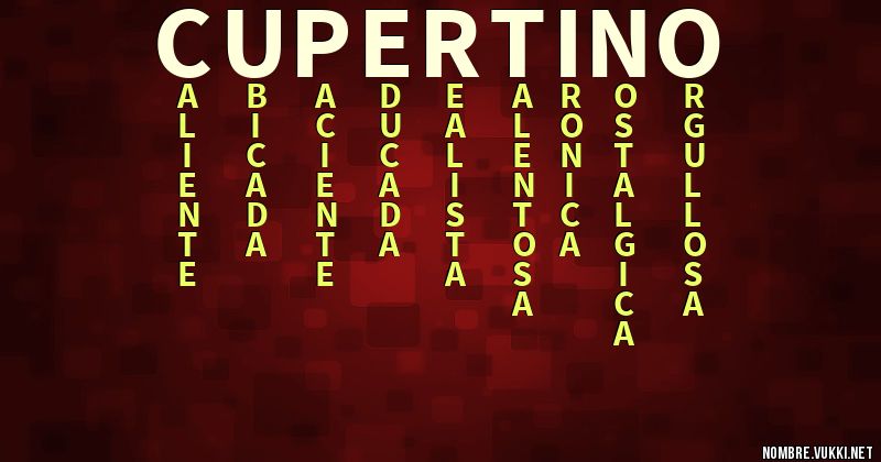 Acróstico cupertino