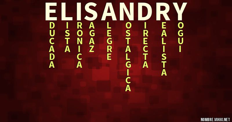 Acróstico elisandry