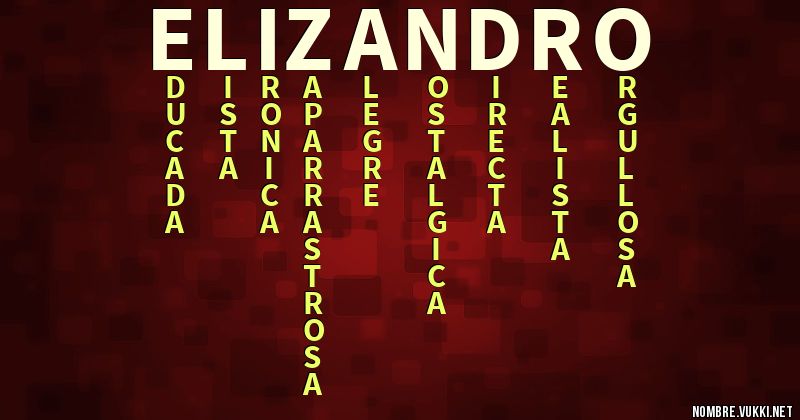 Acróstico elizandro
