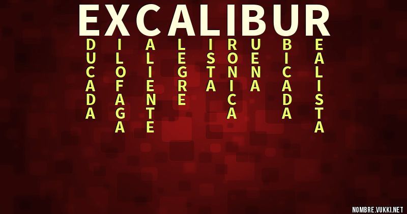 Acróstico excalibur