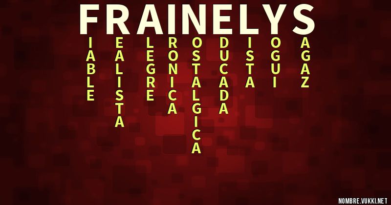Acróstico frainelys