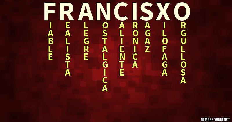 Acróstico francisxo