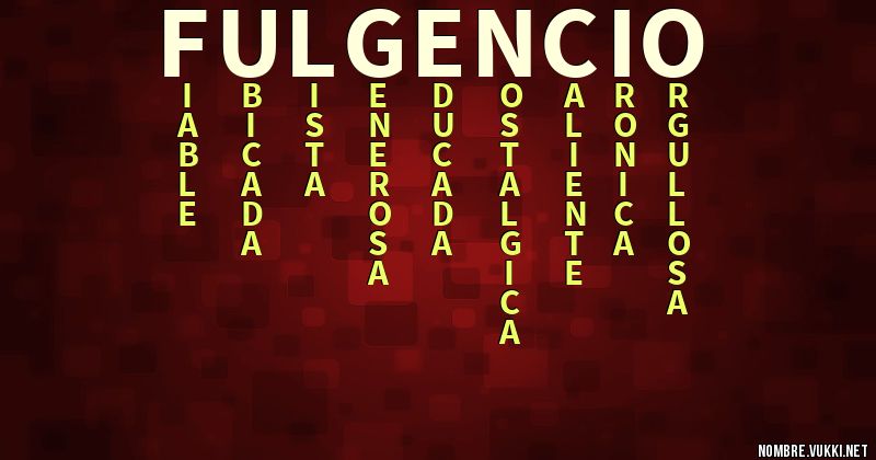 Acróstico fulgencio