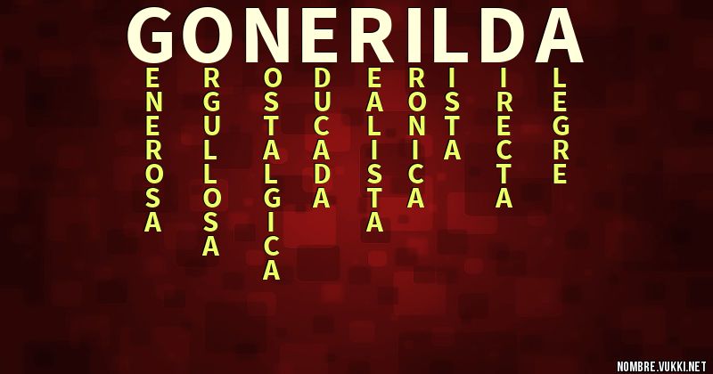 Acróstico gonerilda