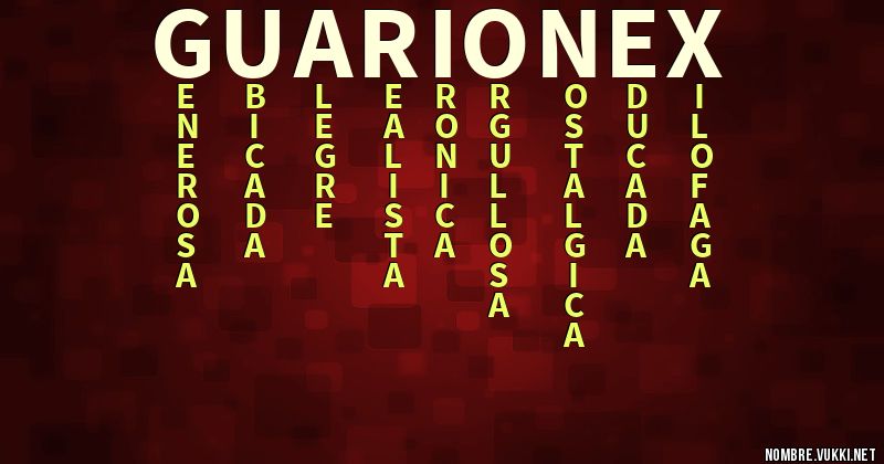 Acróstico guarionex