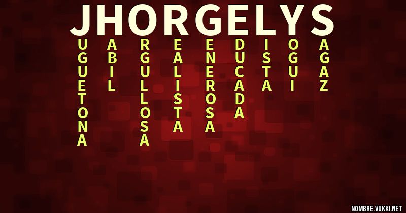 Acróstico jhorgelys