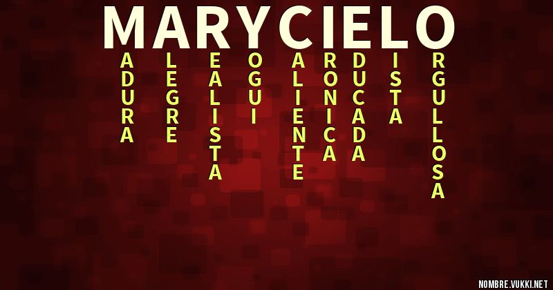 Acróstico marycielo