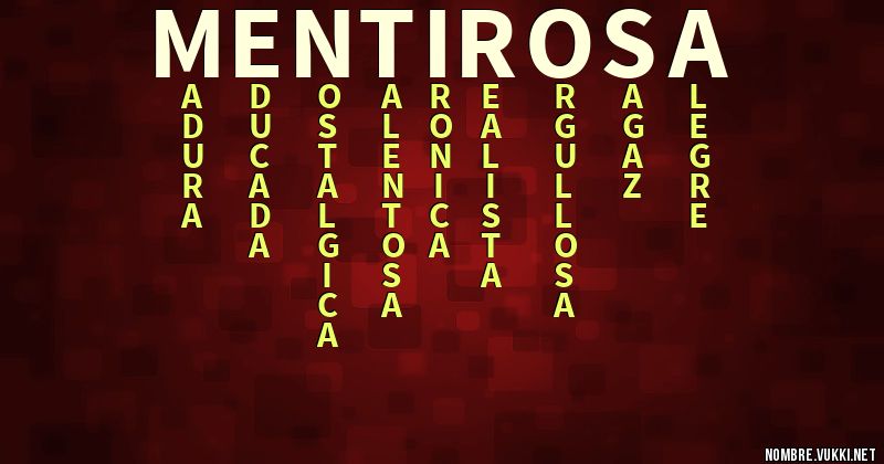 Acróstico mentirosa