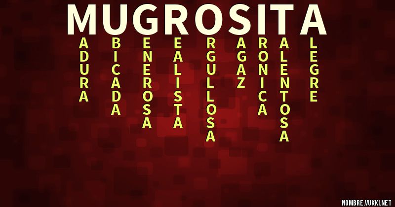 Acróstico mugrosita