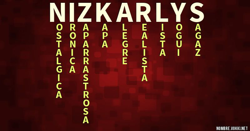 Acróstico nizkarlys