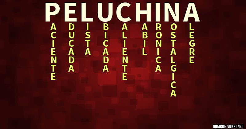 Acróstico peluchina