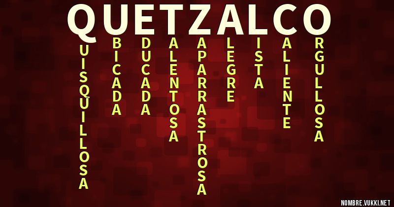 Acróstico quetzalco