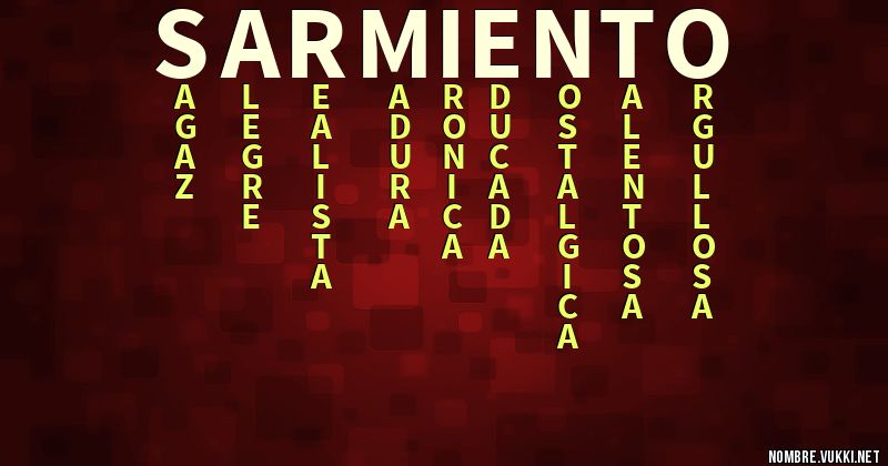 Acróstico sarmiento