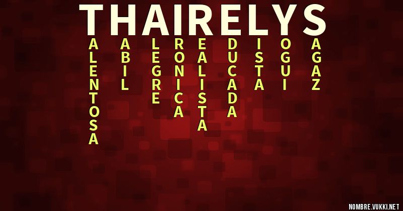 Acróstico thairelys