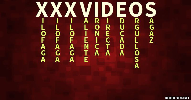 Acróstico xxxvideos