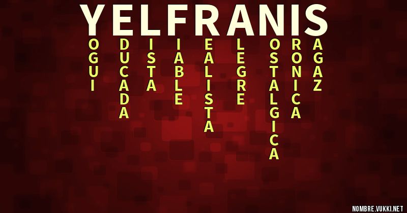 Acróstico yelfranis