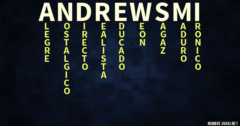 Acróstico andrewsmi