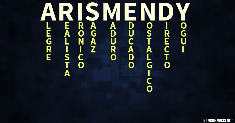 Acróstico arismendy