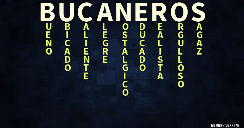 Acróstico bucaneros