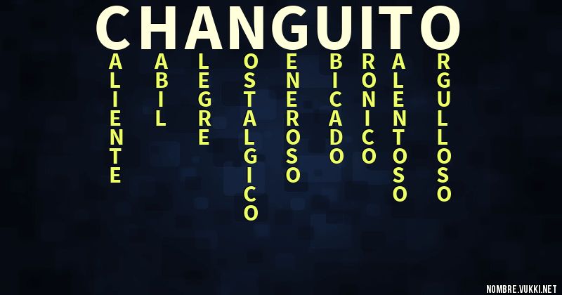 Acróstico changuito