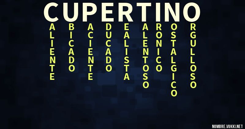 Acróstico cupertino