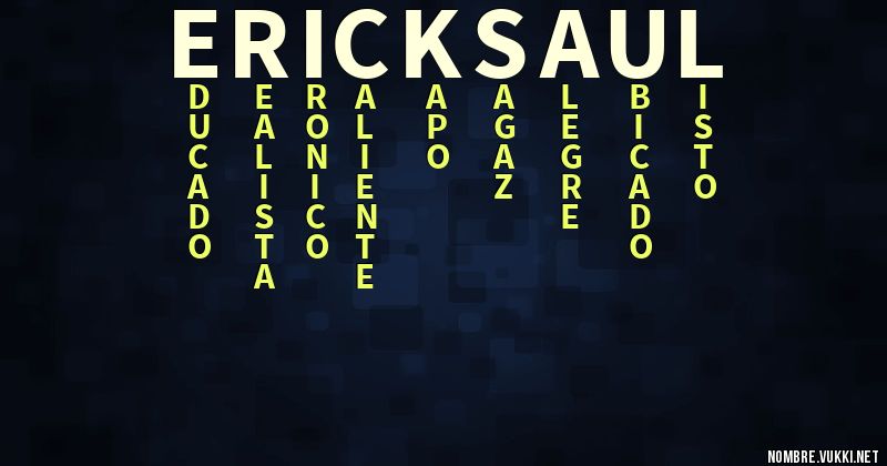 Acróstico erick saul