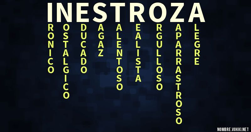 Acróstico inestroza