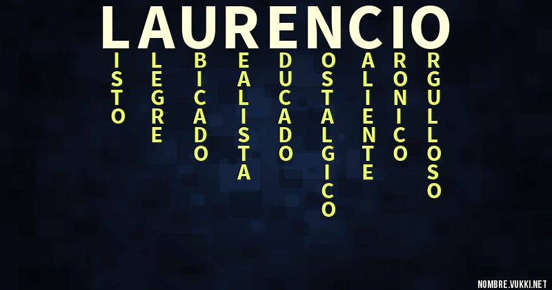 Acróstico laurencio
