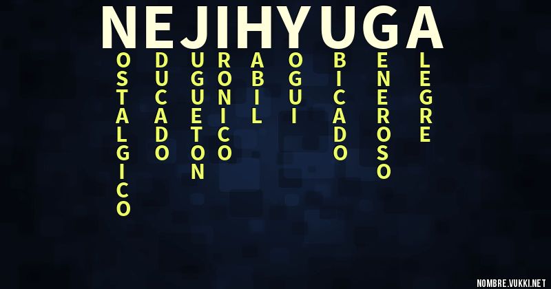 Acróstico neji hyuga