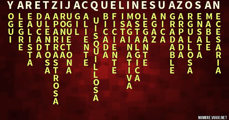 Acróstico yaretzi jacqueline suazo san