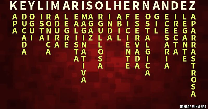 Acróstico keyli marisol hernandez