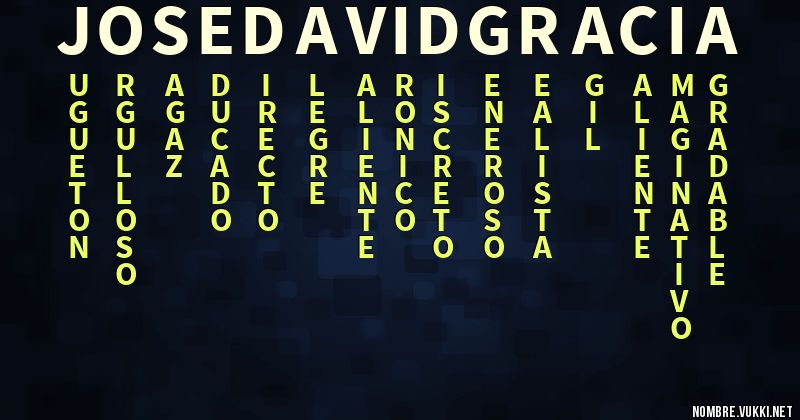 Acróstico jose david gracia