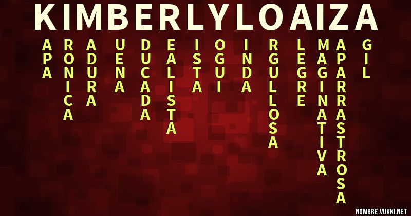 Acróstico kimberly loaiza