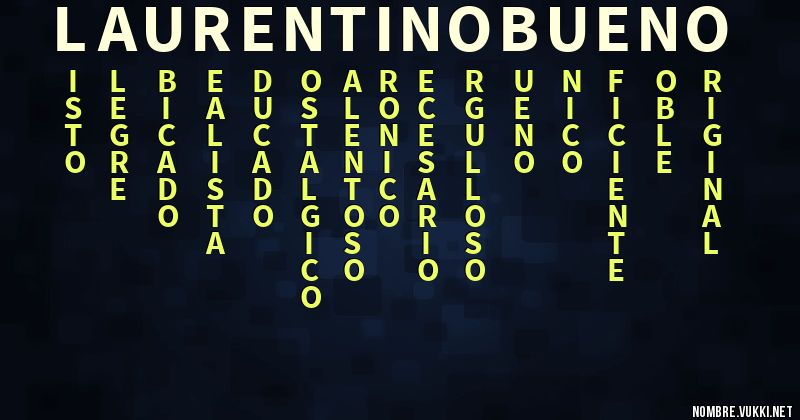 Acróstico laurentino bueno