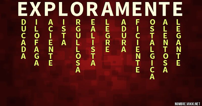 Acróstico exploramente