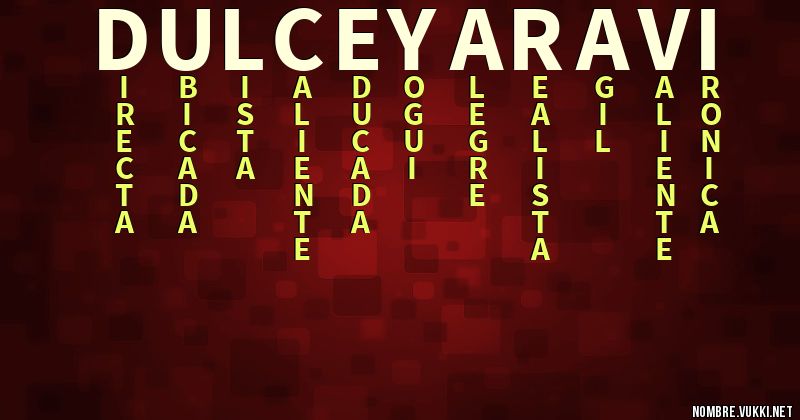 Acróstico dulce yaravi