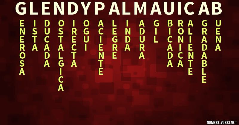 Acróstico glendy palma uicab